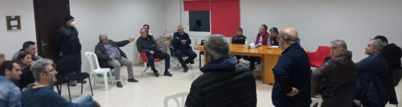 Σύσκεψη μεταξύ Δημοπρατηρίων, Εμπόρων και Ενιαίου Αγροτικού Συλλόγου Ιεράπετρας.